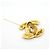 Broche Chanel banhada a ouro Dourado - vista 6