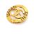 Broche Chanel plaquée or Doré - vue 2