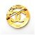 Broche Chanel plaquée or Doré - vue 4