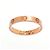 Bague Mini Love Cartier en or rose 18K - vue 2