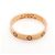 Bague Mini Love Cartier en or rose 18K - vue 3