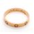 Bague Mini Love Cartier en or rose 18K - vue 5