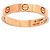 Bague Mini Love Cartier en or rose 18K - vue 2