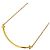 Autre Marque Tiffany & Co. Collana T Smile Small - Oro giallo 18K
