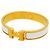 Bracciale Hermès Clic Clac PM in Oro e Bianco D'oro