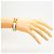 Bracciale Hermès Clic Clac PM in Oro e Bianco D'oro - vista 6