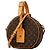 Borsa a tracolla Louis Vuitton Monogram Petite Boite Chapeau Marrone