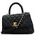 Coco Handle Borsa a mano Chanel in vitello grana nero