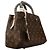 Sac à main Louis Vuitton Monogram Montaigne BB Marron - vue 2