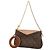 Louis Vuitton Monogram Pallas Clutch Handbag Pink