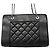 Borsa a tracolla con catena Chanel Mademoiselle Nero - vista 10