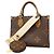 Sac à main Louis Vuitton Monogram Giant Reverse OnTheGo PM Marron