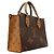 Sac à main Louis Vuitton Monogram Giant Reverse OnTheGo PM Marron - vue 2