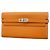 Hermès Portafoglio Hermes Kelly Long in pelle Epsom D'oro
