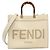Borsa Tote Fendi Sunshine Medium Bianco