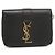 Autre Marque Cartera bi-fold Saint Laurent en negro