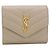 Autre Marque Cartera tri-fold Saint Laurent Beige