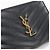 Autre Marque Cartera bi-fold Saint Laurent de piel de becerro negra Negro - vista 8