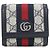 Gucci Ophidia Bi-fold Geldbörse Marineblau