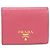 Carteira Bi-fold Prada Rosa de Couro 1MV204