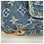 Twist Louis Vuitton Monogram Denim Baggy PM Schultertasche Blau - Ansicht 6