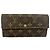 Louis Vuitton Monogram Pochette Portemonnaie Credit Long Wallet Marrone