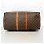 Louis Vuitton Monogram Keepall Bandoulière 55 Marrone - vista 3