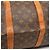 Louis Vuitton Monogram Keepall Bandoulière 55 Marrone - vista 9