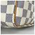 Borsa Louis Vuitton Damier Azur Speedy 25 Bianco - vista 6