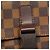 Borsa a tracolla Louis Vuitton Damier Pochette Melville Damier ebene - vista 8