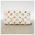 Louis Vuitton LV Garden Zippy Wallet M81694 Blanc Weiß - Ansicht 11