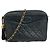 Chanel Matelassé Schultertasche Schwarz