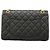 Borsa a tracolla Chanel 2.55 in vitello nero - vista 8