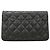 Portafoglio/Borsa a tracolla Chanel in pelle caviar matelassé Nero - vista 9