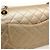 Borsa a tracolla Chanel Matelassé in Champagne Gold D'oro - vista 9
