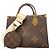 Borsa Louis Vuitton Monogram Giant Reverse OnTheGo PM Marrone