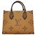 Borsa Louis Vuitton Monogram Giant Reverse OnTheGo PM Marrone - vista 10