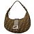 Borsa a tracolla Fendi Zucca in nylon e canvas Marrone
