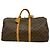 Borsa Louis Vuitton Boston Monogram Keepall 55 Marrone