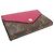 Portafoglio Louis Vuitton Epi Fuchsia Tri-fold Fuschia - vista 3
