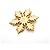 Broche Chanel Bege e Dourado - vista 2