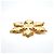 Broche Chanel Bege e Dourado - vista 3