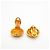 Pendientes de clip Chanel chapados en oro Dorado - vista 3