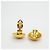 Timeless Chanel Coco Mark Circle Gold Clip-On Ohrringe Golden - Ansicht 3