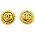 Chanel vergoldete Clip-Ohrringe Golden
