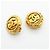 Chanel vergoldete Clip-Ohrringe Golden - Ansicht 2