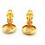 Chanel vergoldete Clip-Ohrringe Golden - Ansicht 6