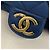 Timeless Bolsa de Ombro Chanel Matelassé com Corrente Azul - vista 11