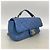 Timeless Bolsa de Ombro Chanel Matelassé com Corrente Azul - vista 2