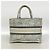 Christian Dior Book Tote Tasche aus Canvas Hellblau - Ansicht 9